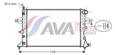 OLA2254 AVA Радиатор основной
